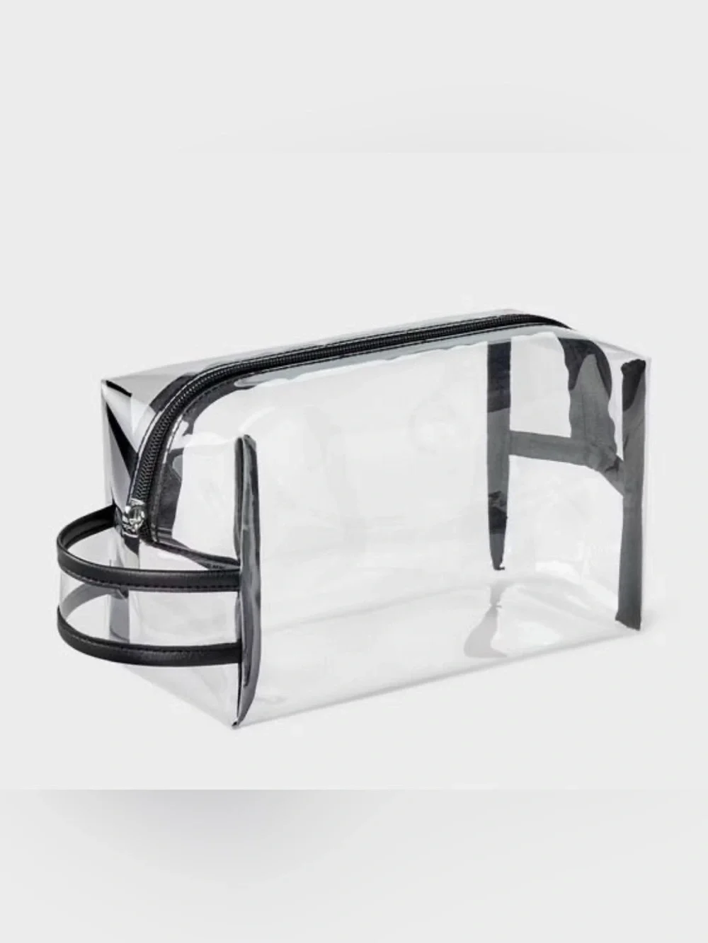 wild fable Clear Cosmetic Bag with Black Trim New with Tag